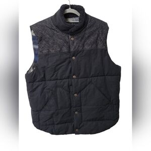 Pendleton & gap puffer vest! Men's Size Large Drark Navy Blue
